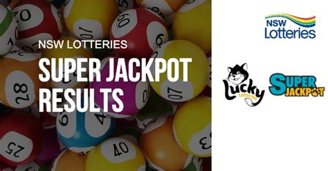 lucky lotteries super jackpot|$2 lottery results nsw.